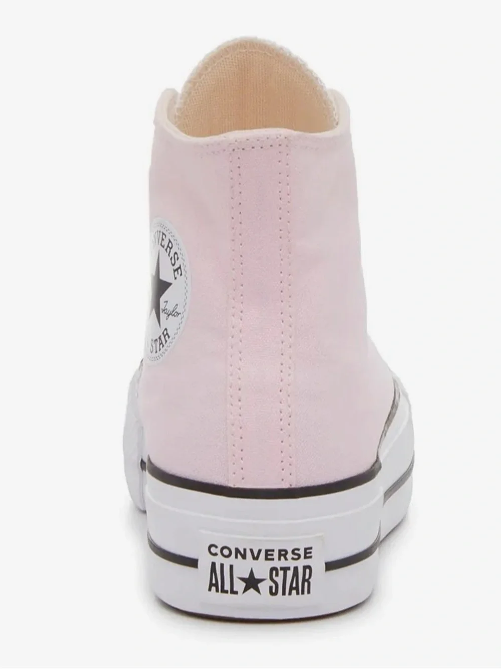 Converse High-Top Platform Sneaker in Light Pink